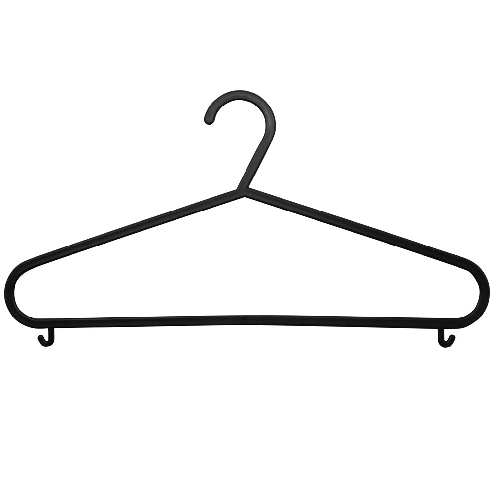 Plastic Clothes Hangers 8pk - Red Dot