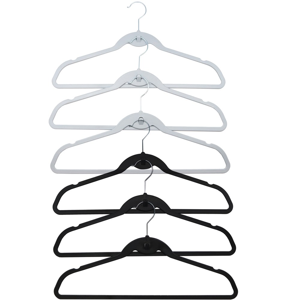 Plastic Clothes Hangers 8pk - Red Dot