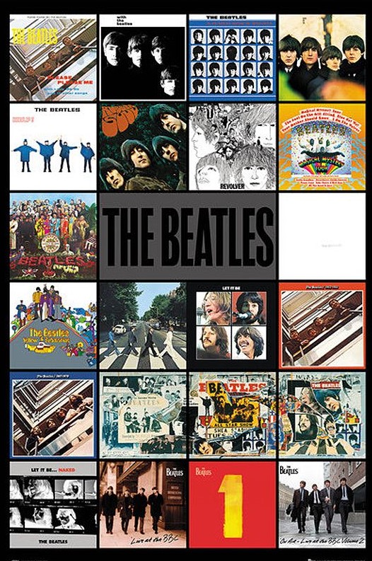 The Beatles Album Covers - Red Dot